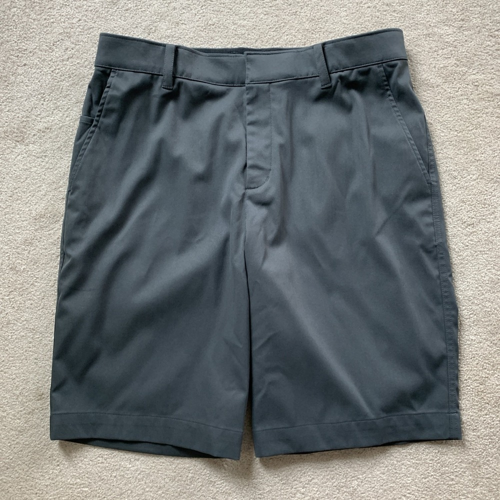 Nike Tour Chino Golf Shorts Sz 34 10"‎ FD5719-070 Smoke Grey